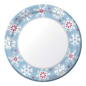  Snow Crystals Paper Luncheon Plates Toys & Games