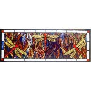  Dragonfly Stained Glass Window