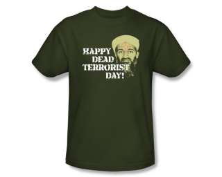 Osama Bin Laden Death Dead Terrorist Day T Shirt Tee  