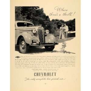  1936 Ad Chevrolet Motor Automobile Detroit Michigan Car 