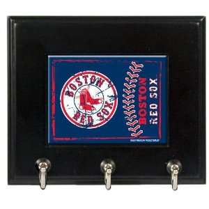  Boston Red Sox MLB Wood Keyhook Rack