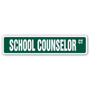   COUNSELOR Street Sign counseling psychology gift Patio, Lawn & Garden