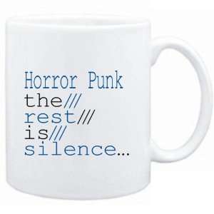  Mug White  Horror Punk the rest is silence  Music 