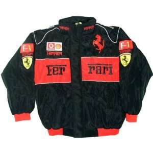  Ferrari F1 Jacket Black and Red
