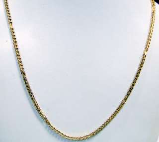 vintage 22 ct solid gold link chain necklace handmade antique  