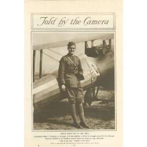   Print Lt Allan F Winslow American Airman in France 