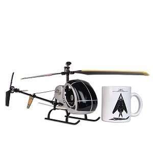   Remote Control Helicopter with 2 Channel Remote (Silver) Toys & Games