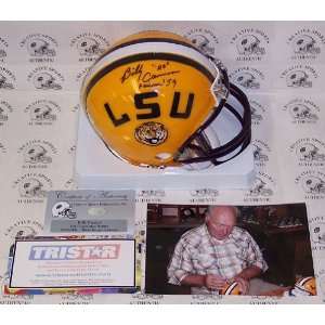 Billy Cannon   Riddell   Autographed Mini Helmet   LSU Tigers  