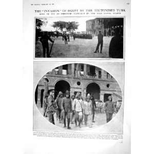    1915 EGYPT PRISONERS TURKISH WAR DONINGTON BLUCHER