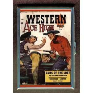  1954 WESTERN PULP GAMBLING GUN ID CIGARETTE CASE WALLET 