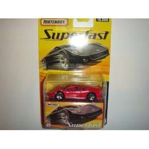    2005 Matchbox Superfast Volkswagen W12 Red #49 Toys & Games