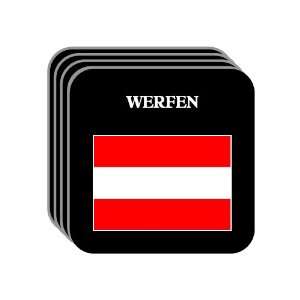  Austria   WERFEN Set of 4 Mini Mousepad Coasters 