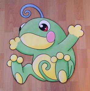 Large POKEMON POLITOED Frog Wall paper Mural Cute Cute  