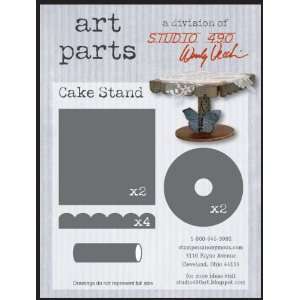  Wendy Vecchi Art Parts 9/Pkg Cakestand Arts, Crafts 