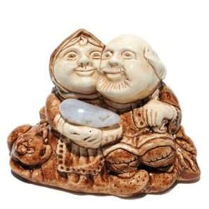   Golden Age Russian Ceramic Lucky Charm Netsuke