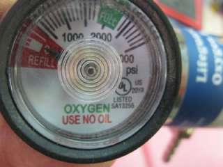 OXYGEN REGULATOR LIFEGUARD MEDICAL 3000 PSI  