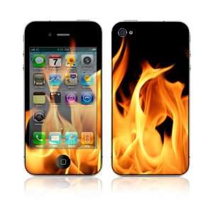  Apple iPhone 4G Decal Vinyl Skin   Flame 