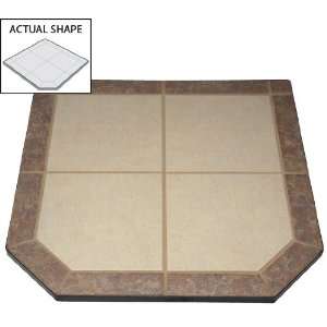   48 Winter Sky Corner Hearth Pad from the Two Tone Co
