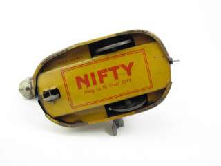 Rare 1923 Nifty Barney Google Spark Plug Windup Tin Toy  