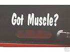 Got Muscle? Decal body building bodybuildi​ng