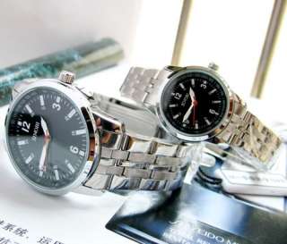   Mens Ladies Fine Scale Classical Design Black White Wrist Watch Quartz
