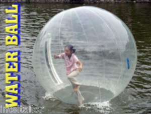 Inflatable Water Ball   7 Foot   Clear  