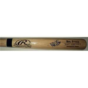 Matt Wieters Hand Autographed/Hand Signed Rawlings Big Stick Baseball 