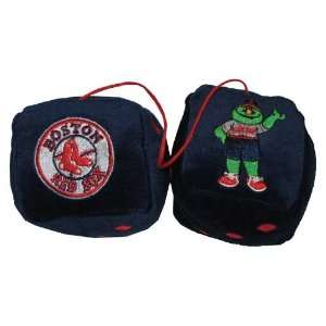    Forever MLB Fuzzy Dice   Wally the Green Monster