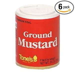 Tones Ground Mustard, .45 Ounce Grocery & Gourmet Food