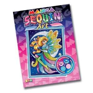  KSG Sequin Art Manga Moon Fairy 0926 Picture Kit Toys 