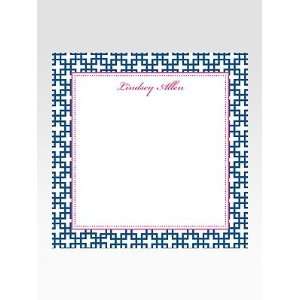  Dabney Lee Stationery Personalized Square Notepads   Cable 