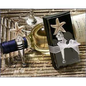    Starfish Design Wine Stopper   Wedding Party Favors