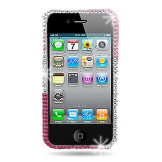Diamond Bling Faceplate Case For Apple Iphone 4 4G 4Gs 4S Phone 