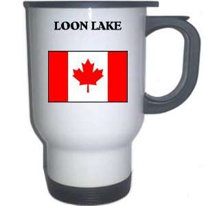  Canada   LOON LAKE White Stainless Steel Mug Everything 