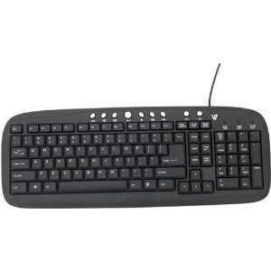  V7 Multimedia Keyboard Electronics