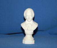 Vintage European Bisque Male Bust Sculpture Mozart  