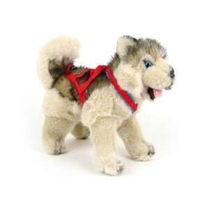    Alaska 9 Harness Standing Husky Dog Realistic Toys & Games