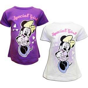   100% Official Disney Minnie Mouse Top 2 8 Years RRP €9.99  