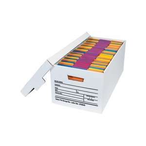  Deluxe Letter File Storage Box with Lid