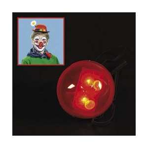  Red Light Up Blinking Clown Nose Toys & Games