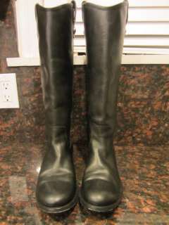 Frye Melissa Button Riding Boot Black Size 71/2 Retails $327.95 