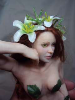 OOAK Art Doll Leaves Fairy Faerie Sculpture fantasy by D ROZ ADSG 