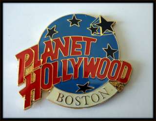 Planet Hollywood Boston Light Blue Globe Logo Pin  