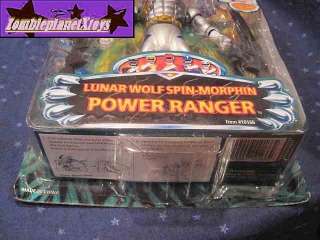 POWER RANGERS wild force SPIN MORPHIN LUNAR WOLF ACTION FIGURE  