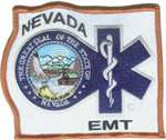 Nevada EMT Patch EMS Medic Emergency NV state Ambulance  