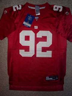 THROWBACK New York NY Giants MICHAEL STRAHAN nfl RED Jersey YOUTH KIDS 