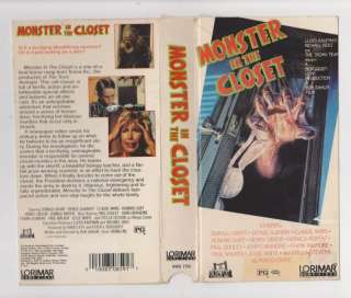   in the closet 1986 (VHS 1987) horror/comedy 012569078338  