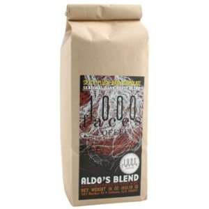1000Faces Coffee   Aldos Blend Coffee Beans   1 lb  