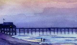 PRINT SC Painting Myrtle Beach Landscape Ocean Art  