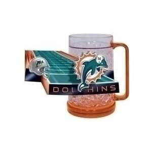  Miami Dolphins Crystal Freezer Mug